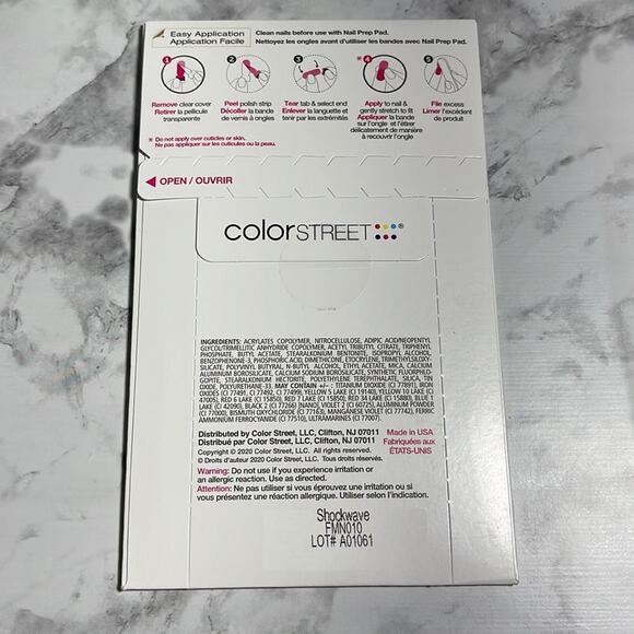 Color Street Shockwave Nail Strips NWT - Picture 2 of 3